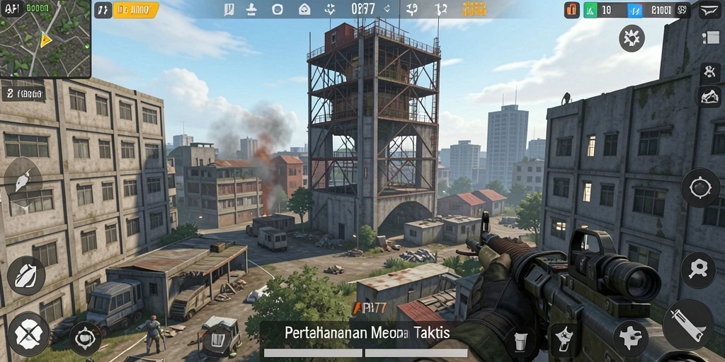 Gameplay seru dalam pertahanan menara dan strategi.